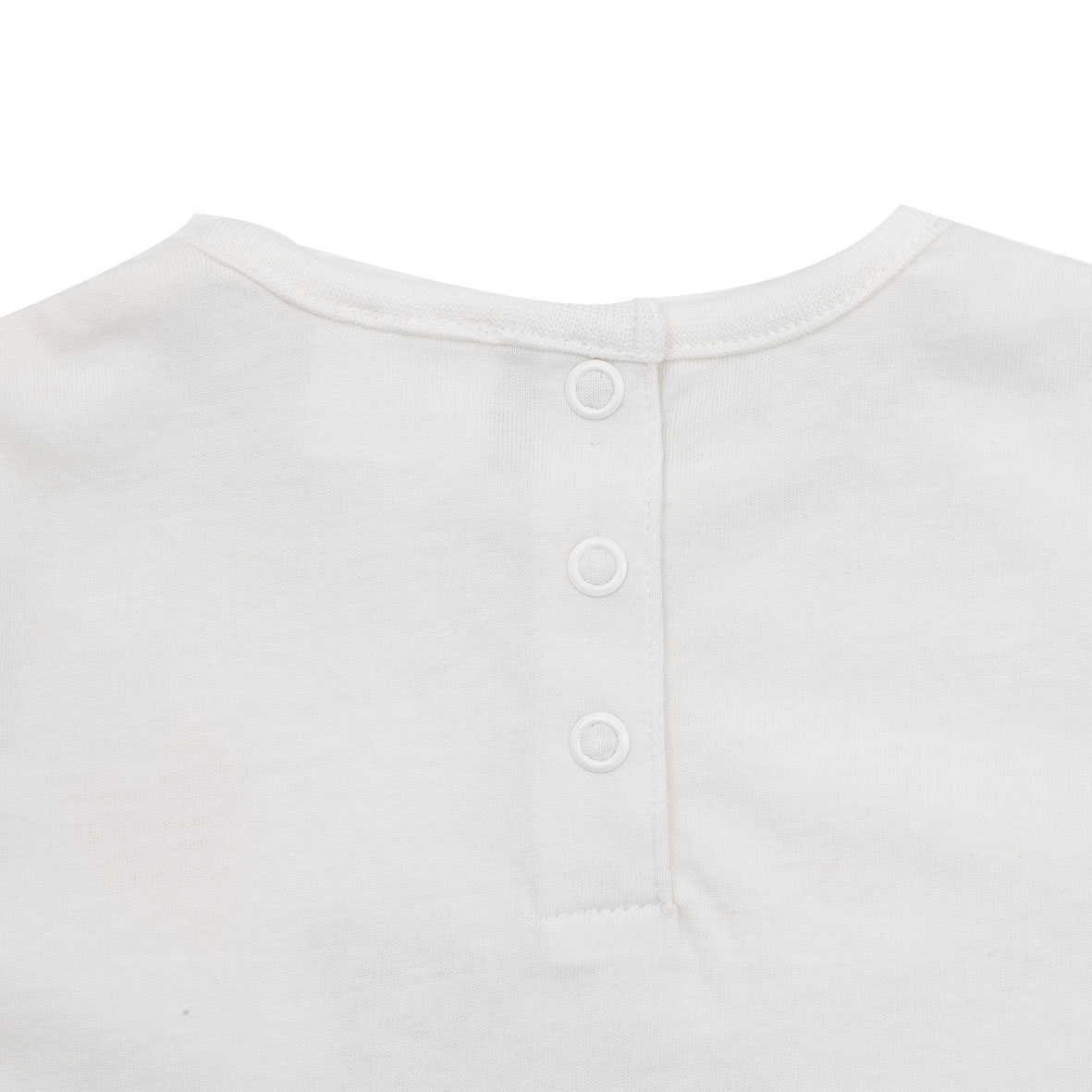 Maglia jersey manica lunga bimba bianca stampa tenero micio - Mawi