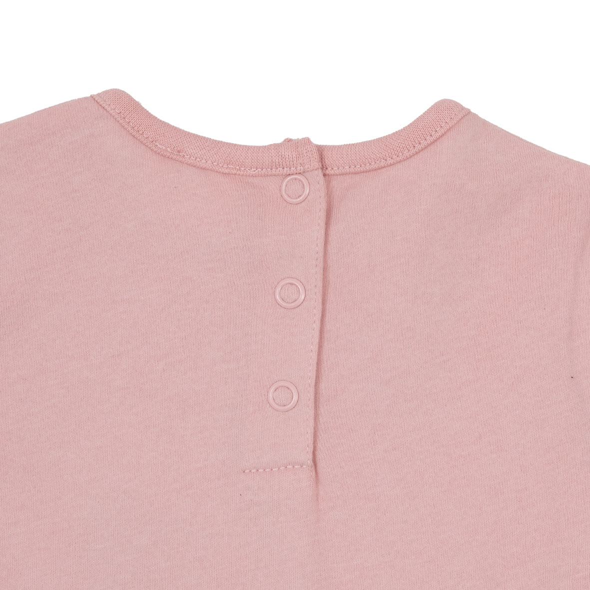 Maglia jersey manica lunga bimba rosa stampa fiori - Mawi