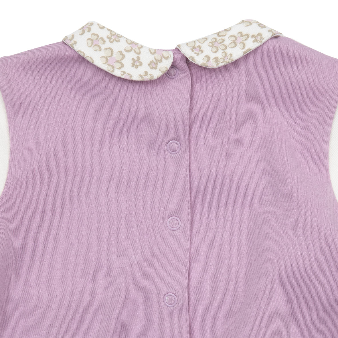Tutina interlock bimba finta salopette lilla - Mawi