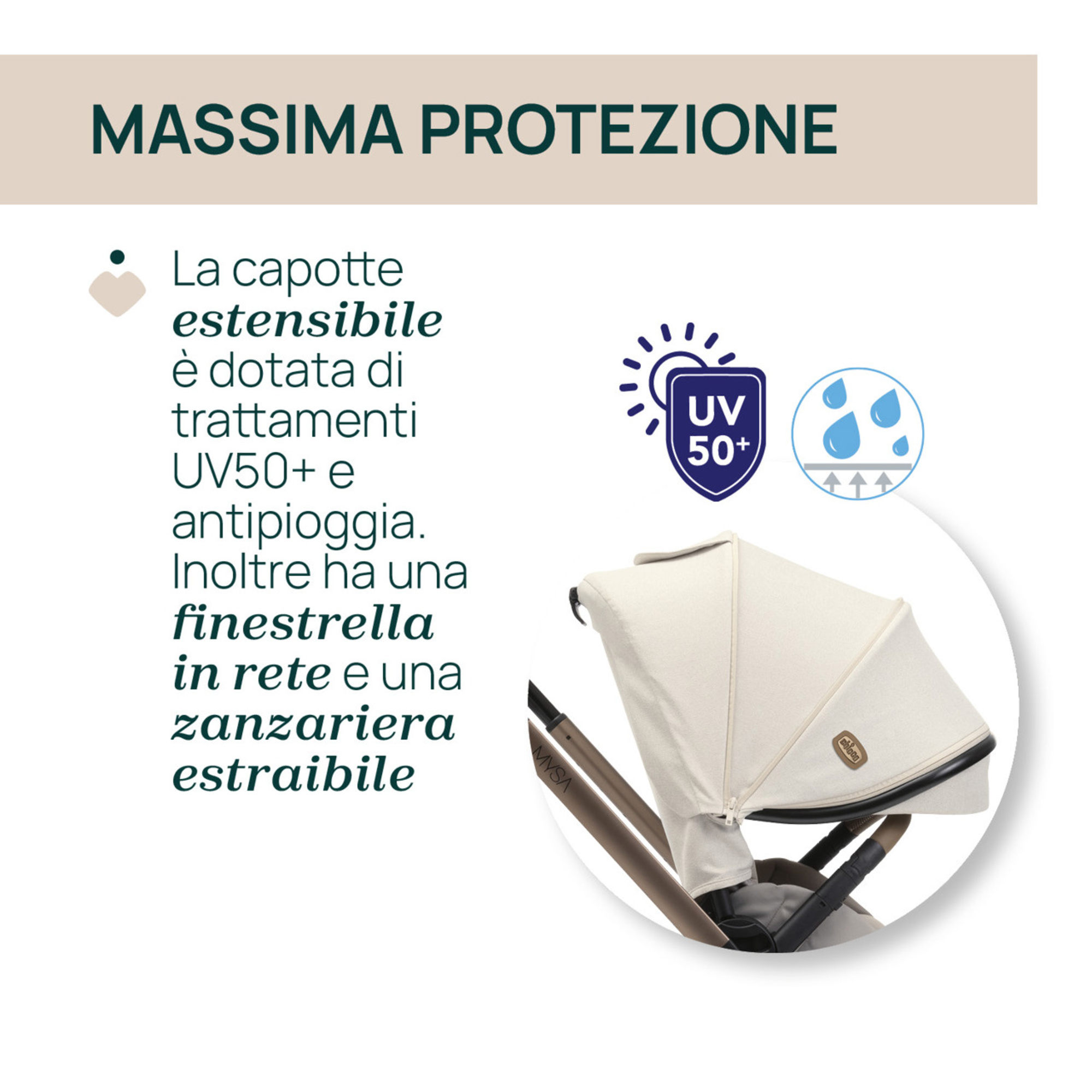 Trio mysa flexi first seat recline (con lullaglide) - chicco - Chicco