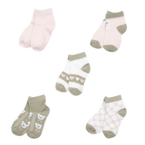Set 5 paia di calze corte bimba - Mawi
