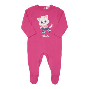 Tutina interlock bimba fucsia stampata - Mawi