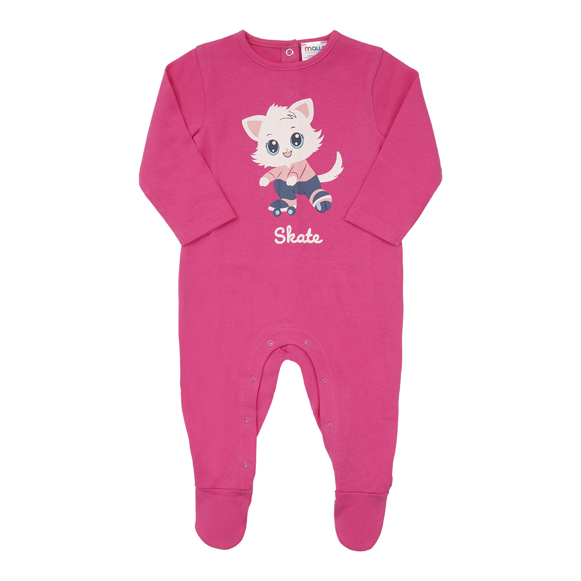 Tutina interlock bimba fucsia stampata - Mawi