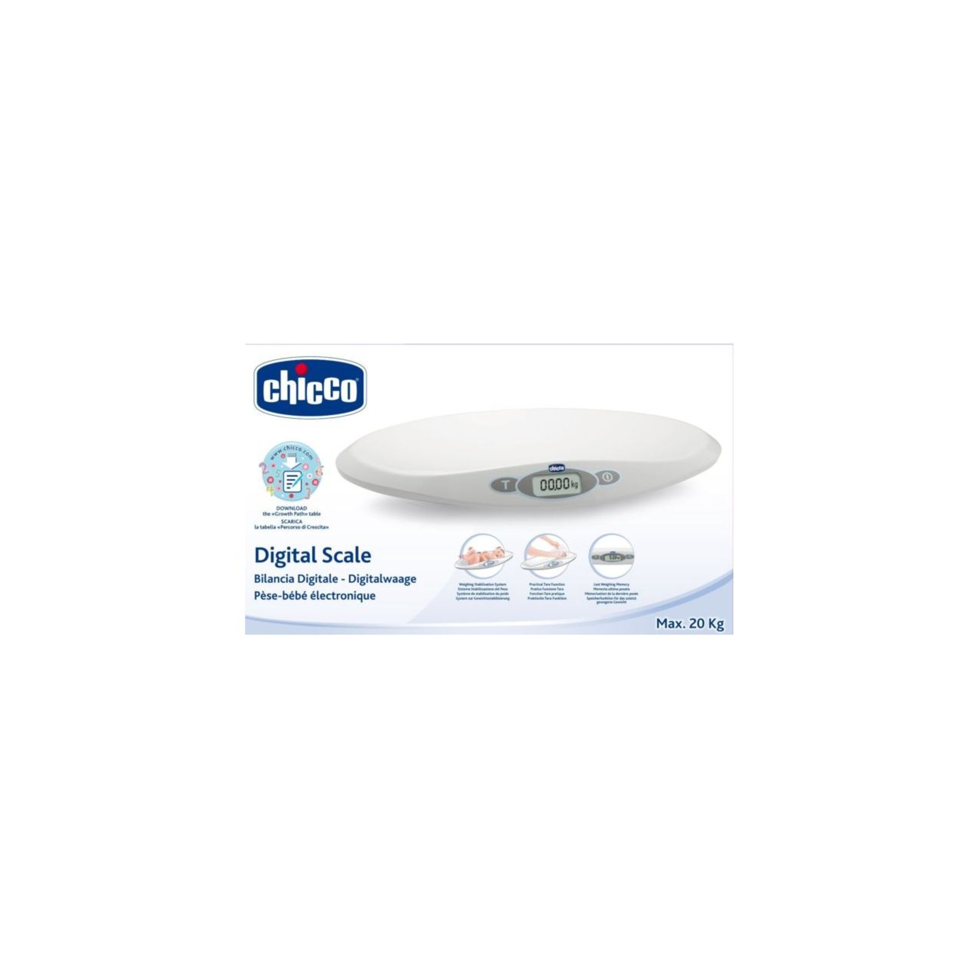 Bilancia digitale baby comfort - chicco - Chicco