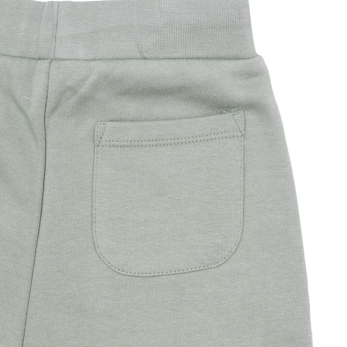 Pantalone extra sizes felpato french terry bimbo verde - Mawi
