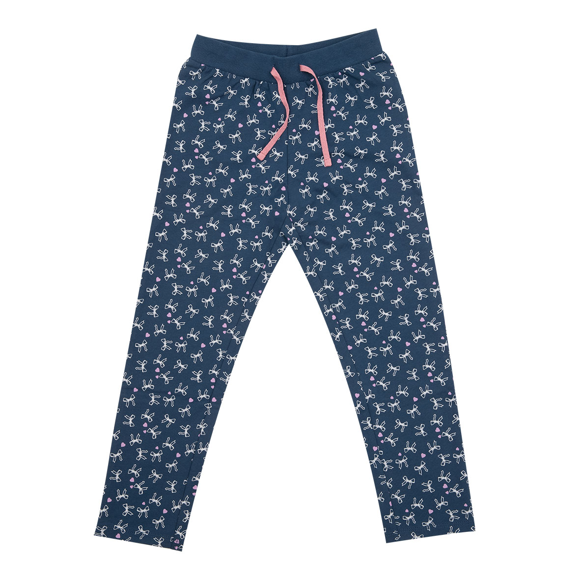 Pantalone french terry bimba blu stampato - Mawi