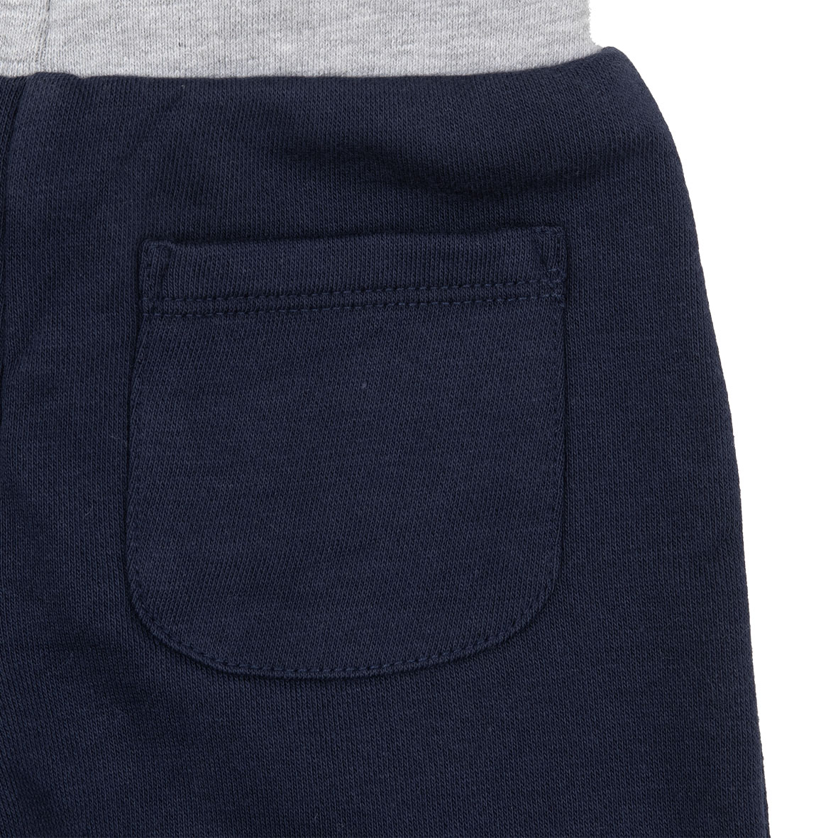 Pantalone french terry bimbo blu/grigio - Mawi
