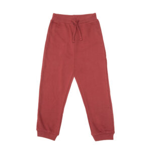 Pantalone french terry bimbo bordeaux - Mawi