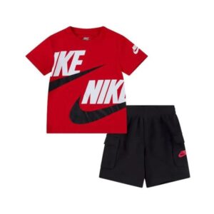Completo corto nike bambino rosso/nero - Nike