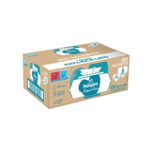 Pampers acqua pura salviette delicate, 260 salviette - PAMPERS