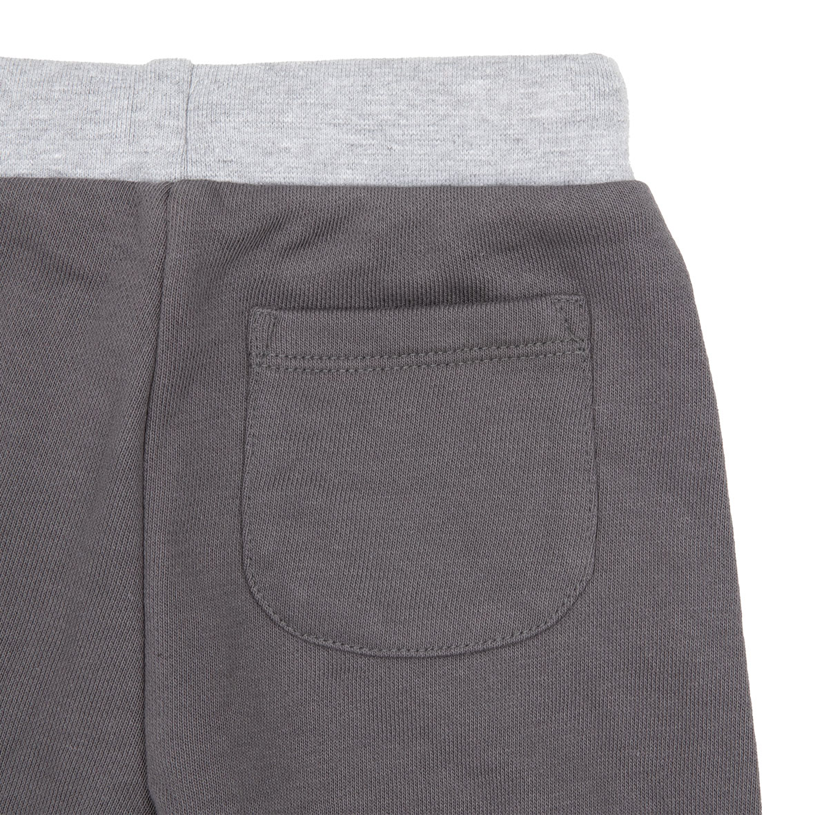 Pantalone french terry bimbo grigio scuro - Mawi