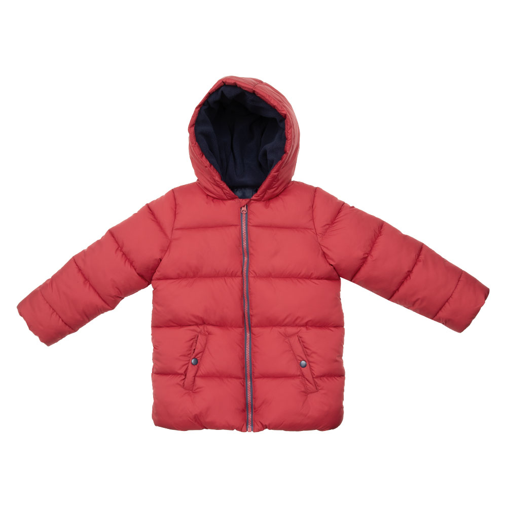Piumino imbottito con cappuccio bimbo rosso - Mawi
