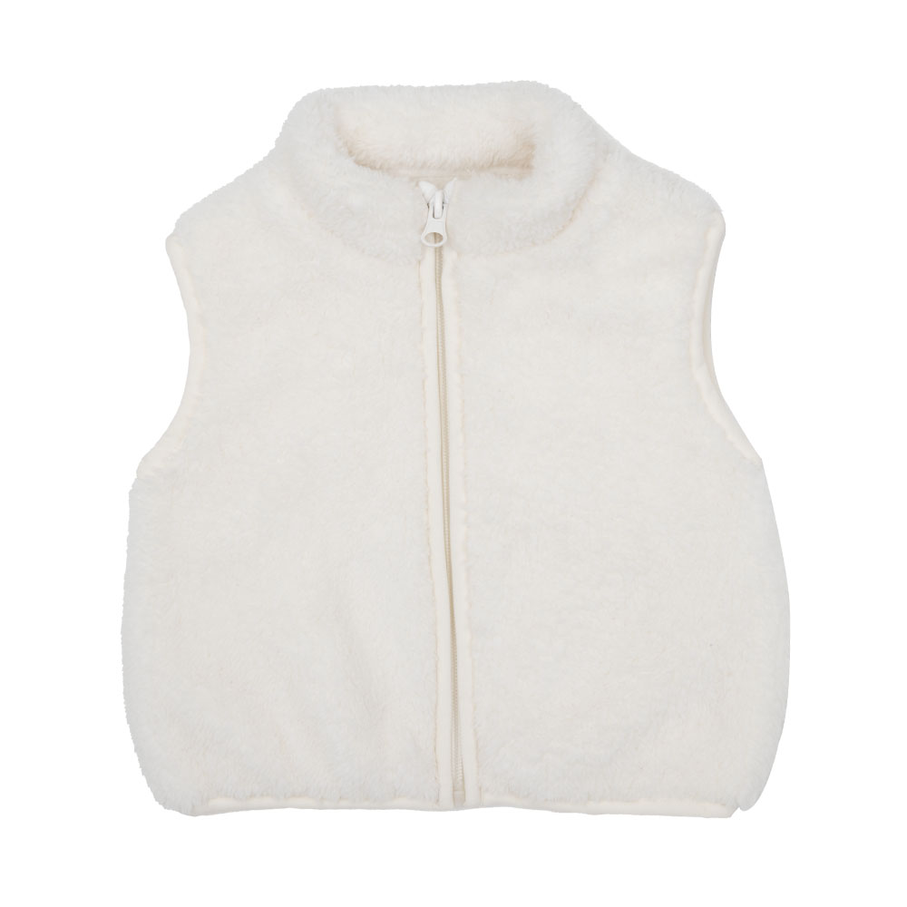 Gilet morbido bimba panna - Mawi