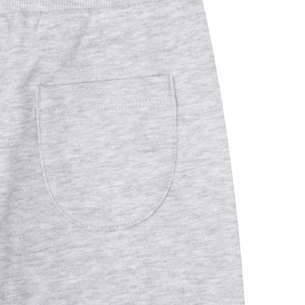 Completo jogging bimba con zip e cappuccio rosa/grigio - Mawi