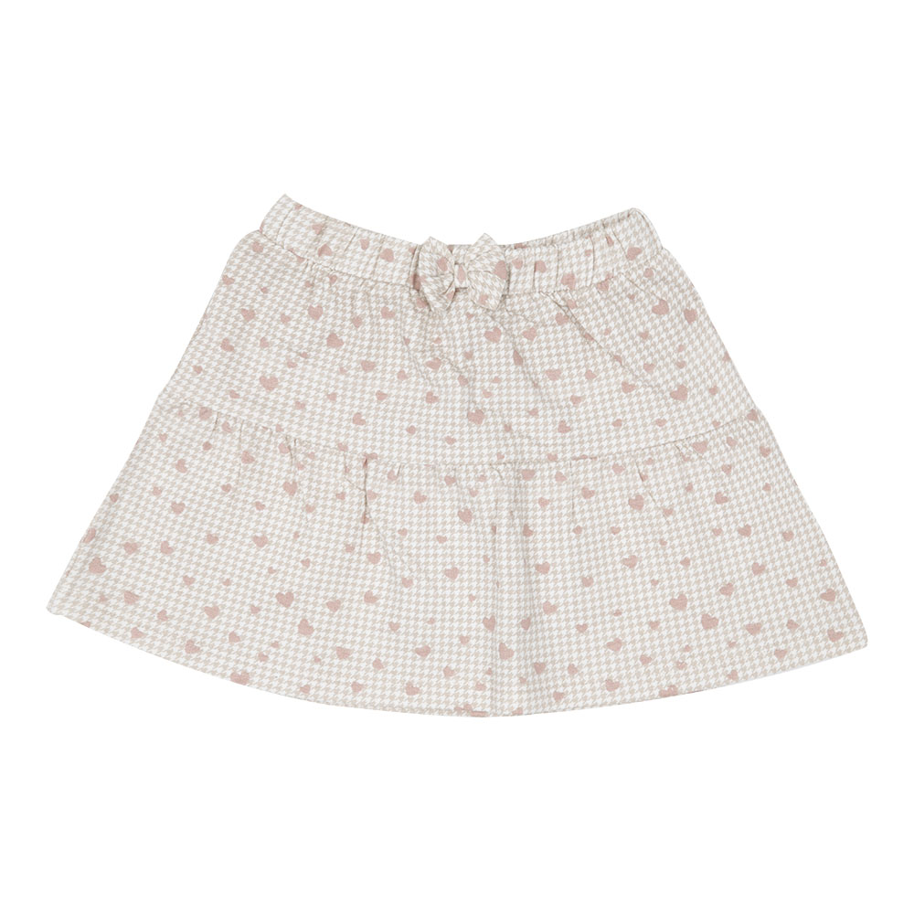 Gonna felpata bimba balze beige - Mawi