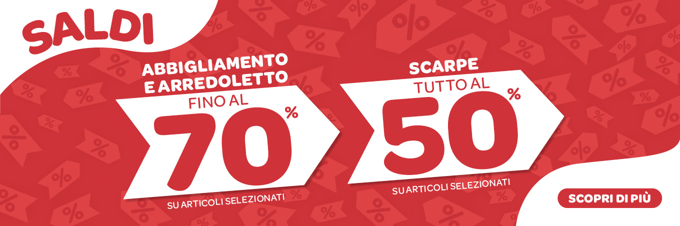 🏷️SALDI 70% E 50%📣