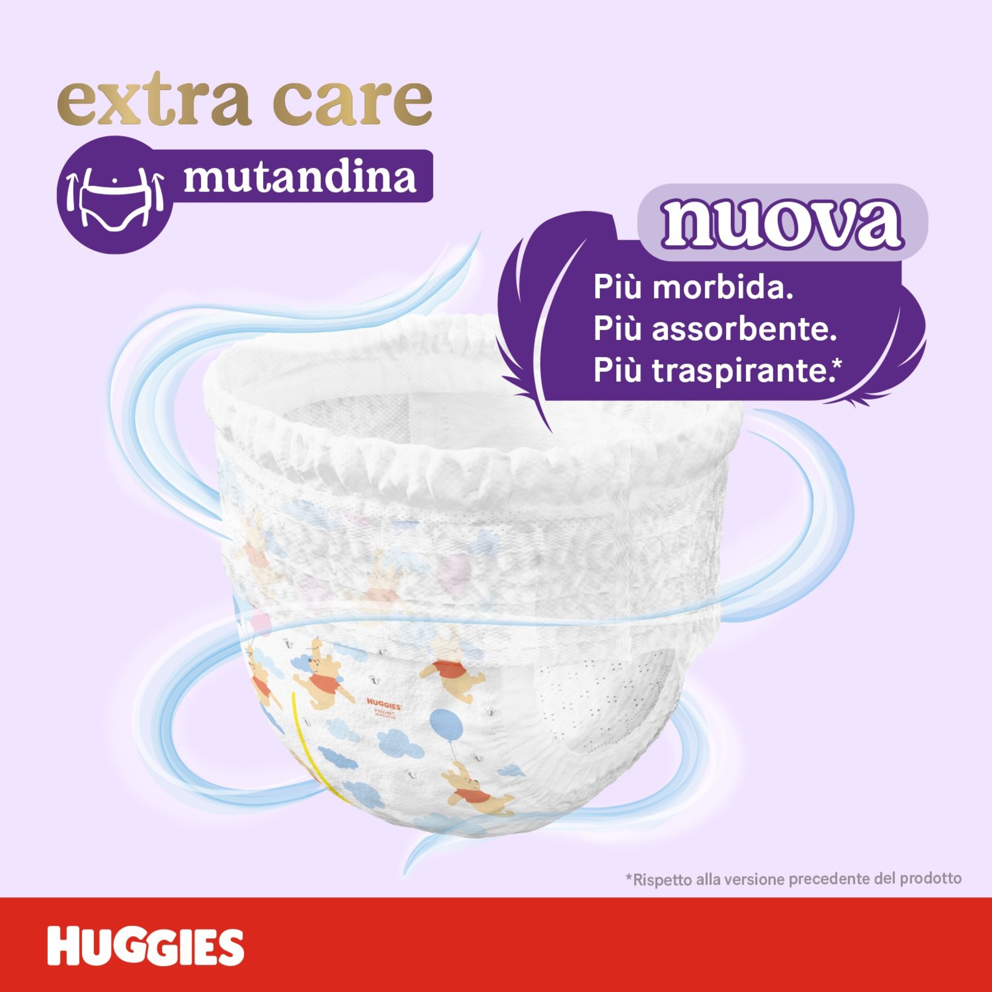 Pannolini extra care mutandina mega pack tg. 5 (12-17 kg) - 68 pannolini - huggies - Huggies
