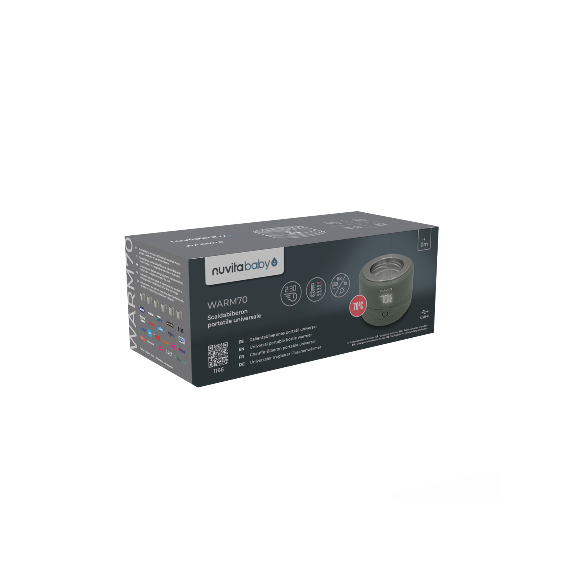 Scaldabiberon portatile universale warm70 - nuvita - Nuvita