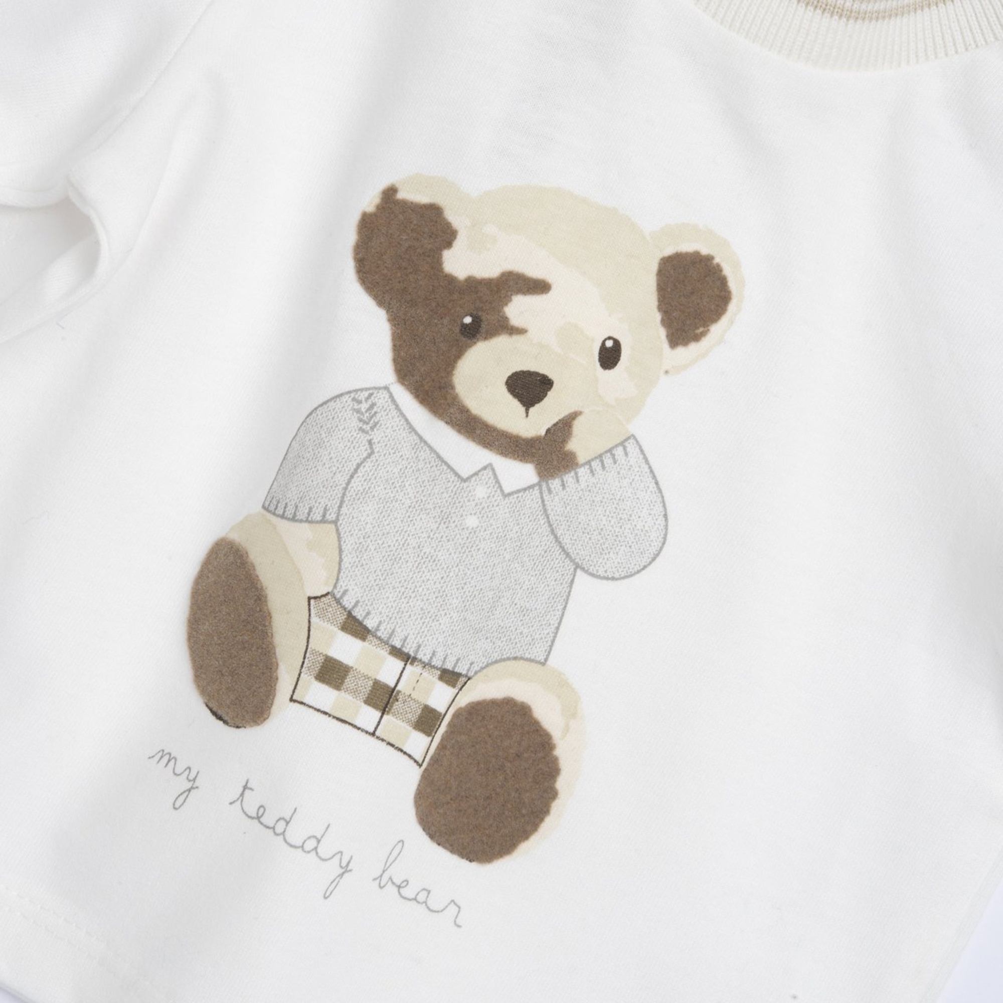 T.shirt m/l panna con orso - chicco - Chicco