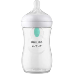 Biberon natural con tettarella a risposta naturale e valvola airfree da 260 ml 3-6m flusso 3 | senza bpa - philips avent - Avent