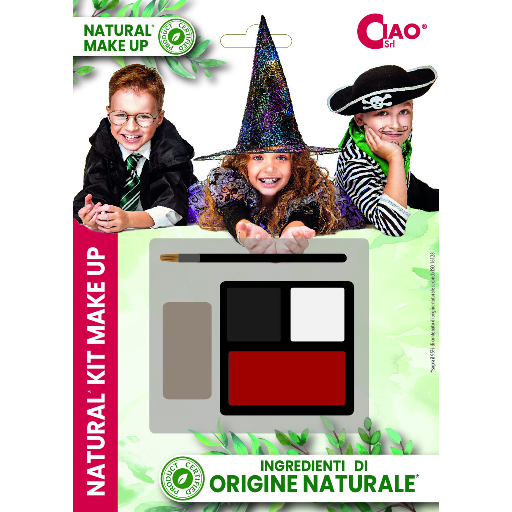 Make up naturale di halloween con vaschetta da 3 colori - Ciao