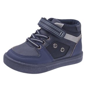 Polacchino foil tortota stringhe e velcro con tocco blu - chicco - Chicco