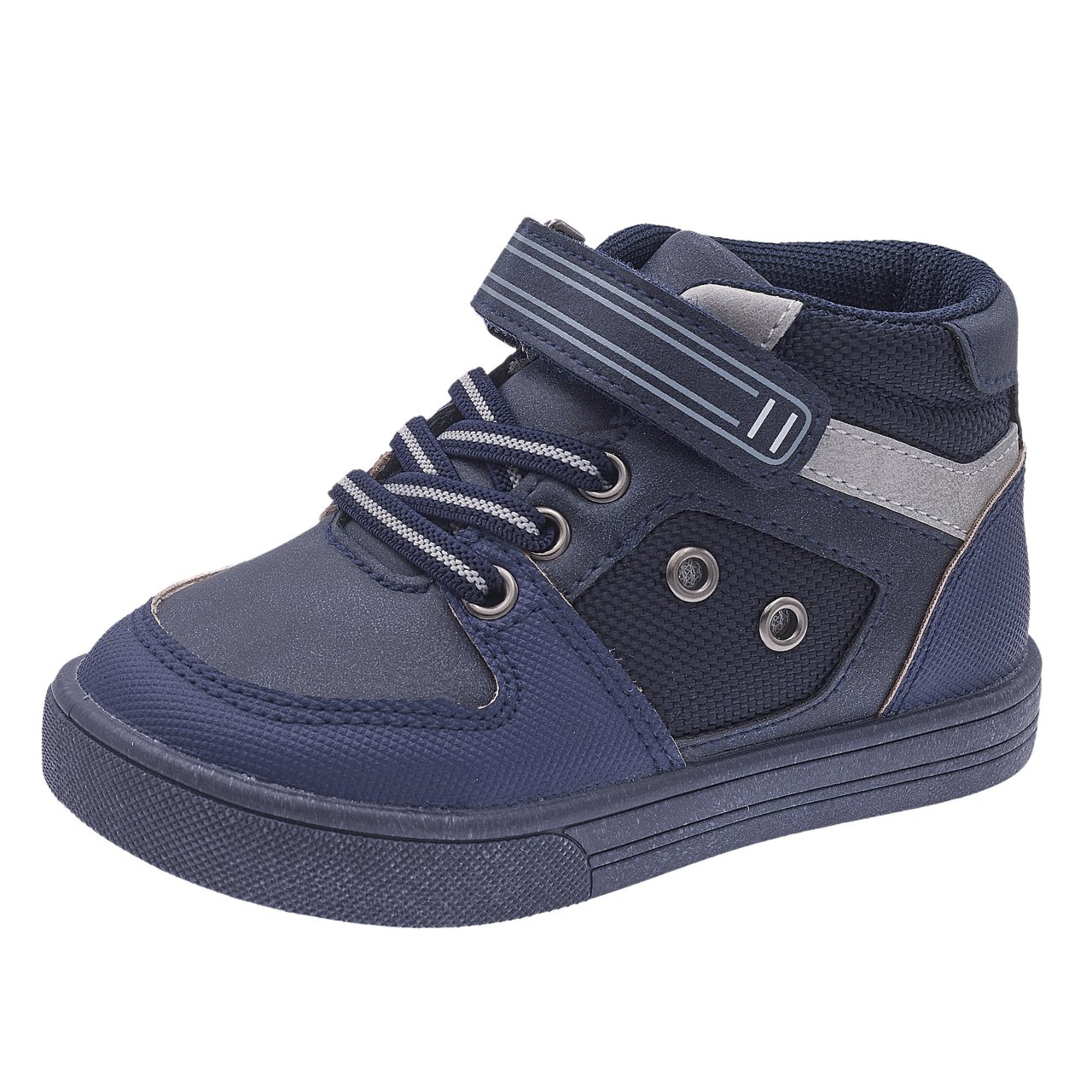 Polacchino foil tortota stringhe e velcro con tocco blu - chicco - Chicco