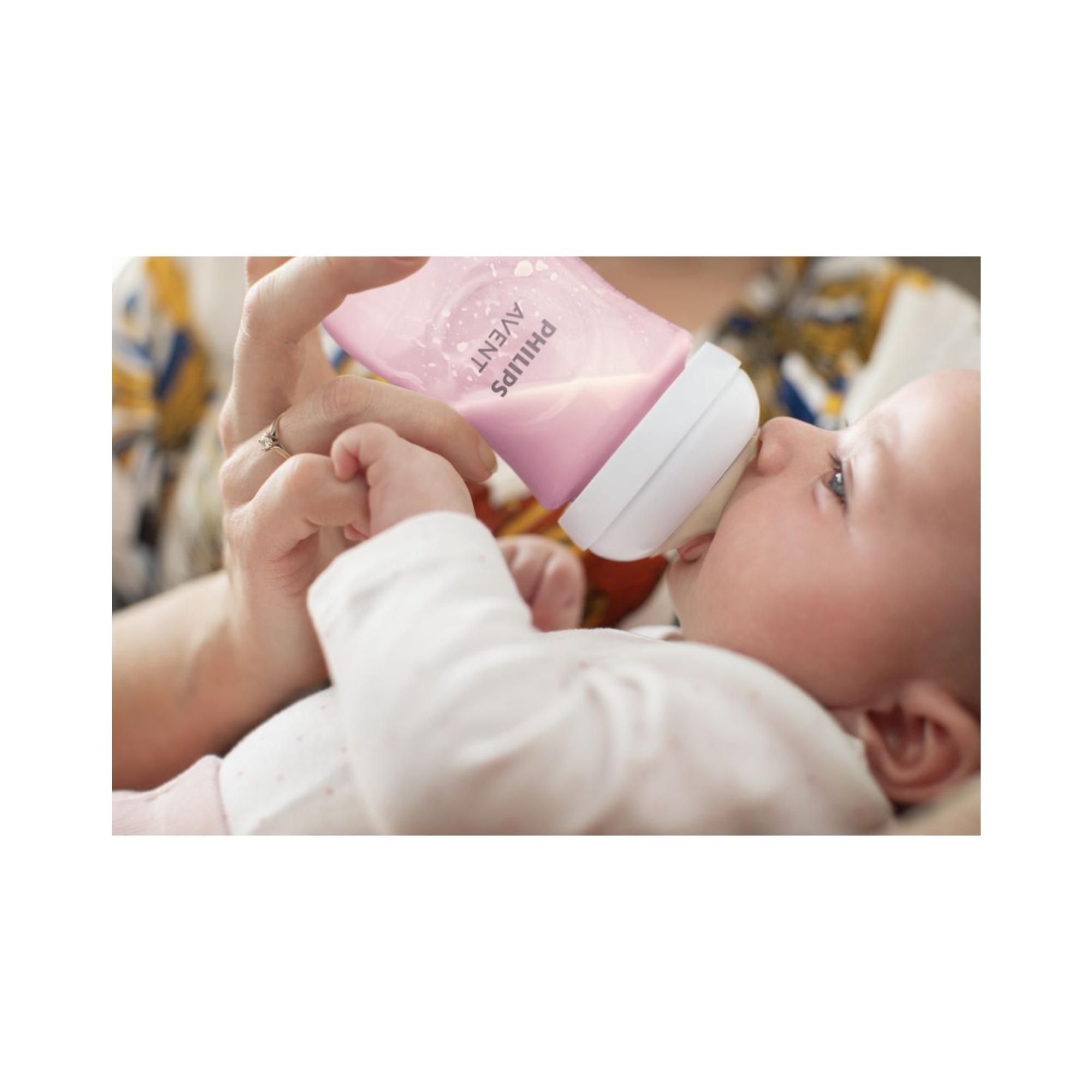 Biberon natural con tettarella a risposta naturale rosa da 260 ml 1m+ |  senza bpa - philips avent - Avent