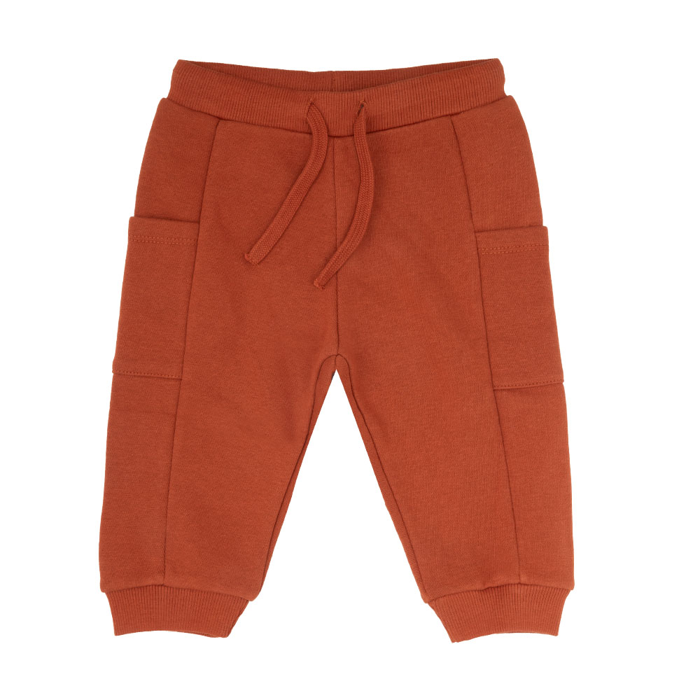 Pantalone felpato bimbo marrone - Mawi