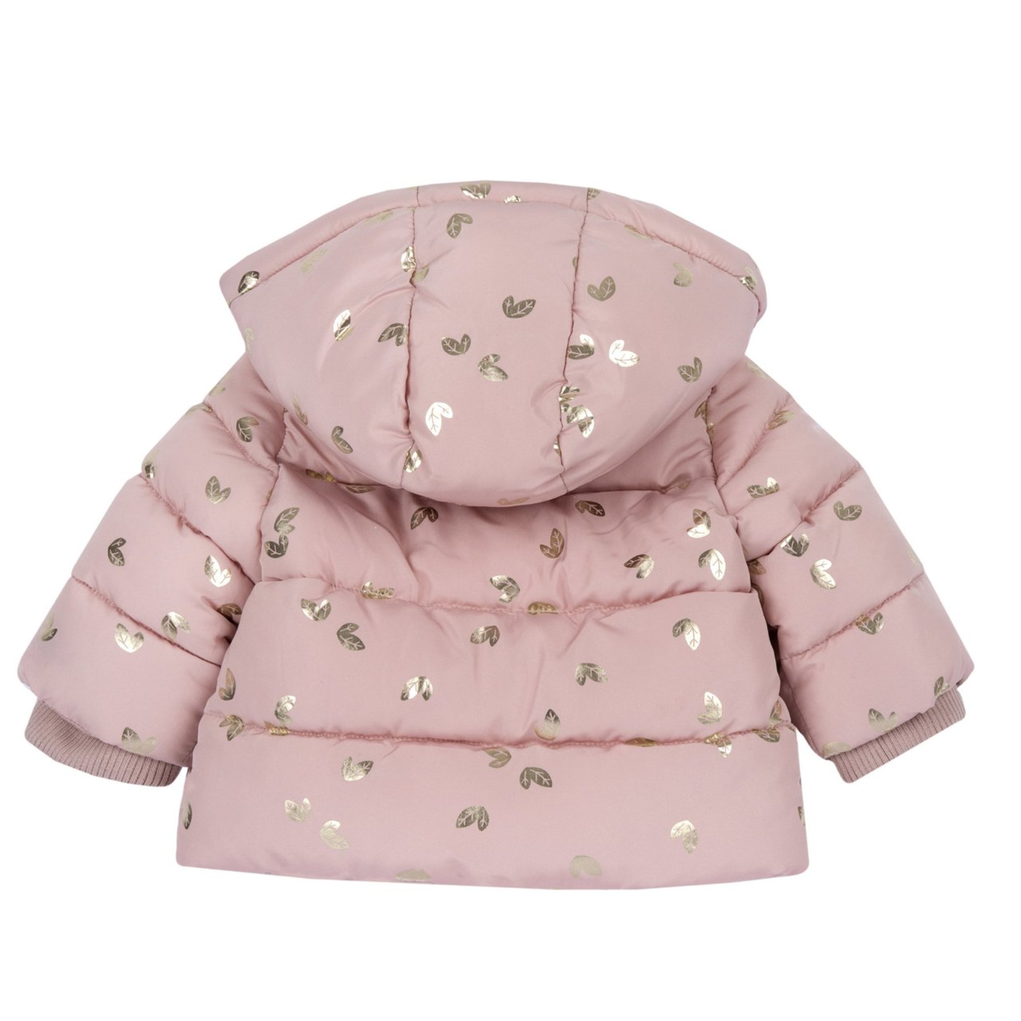Giubbino con cappuccio staccabile e foglie oro - chicco - Chicco