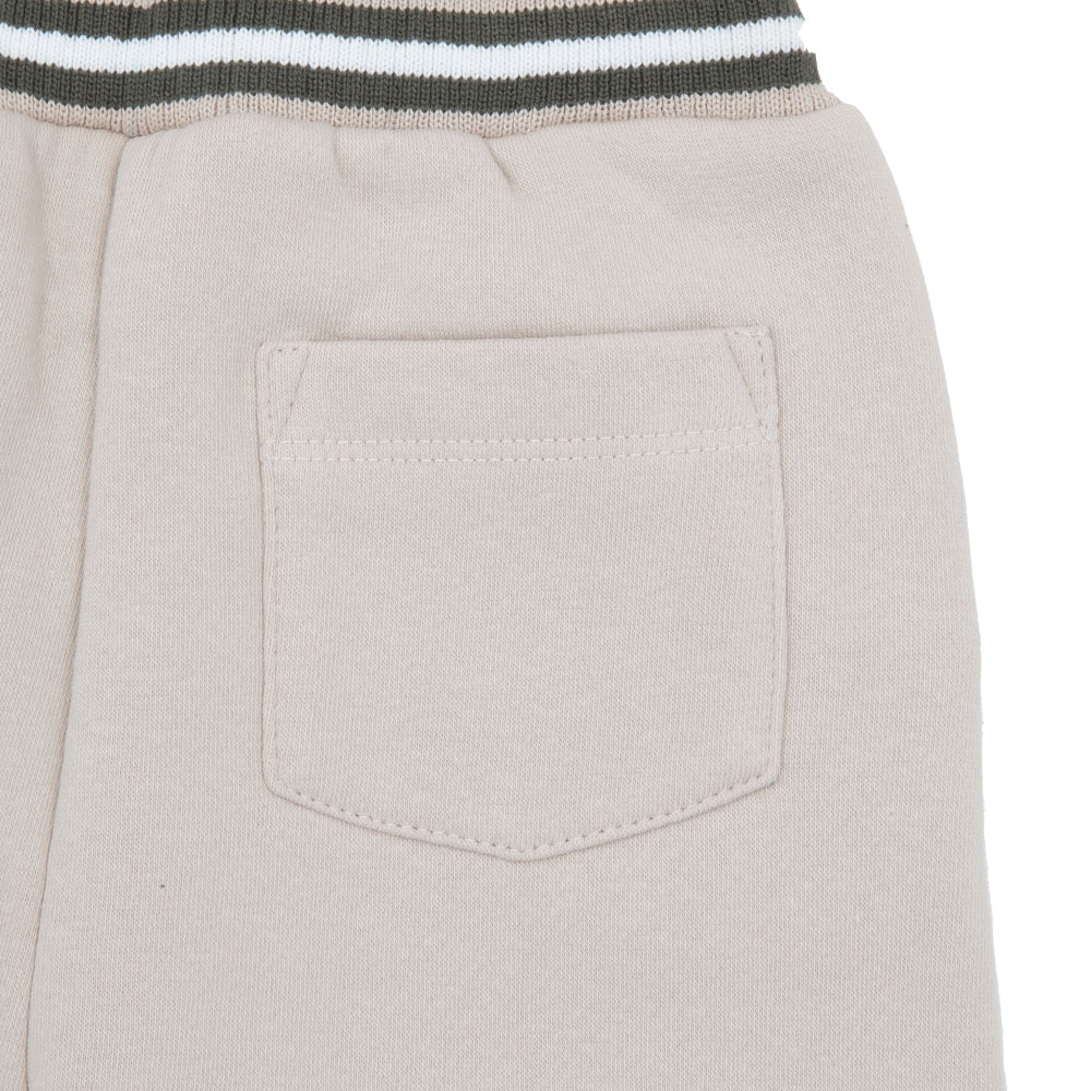 Pantalone felpato bimbo panna stampa "orsetto" - Mawi