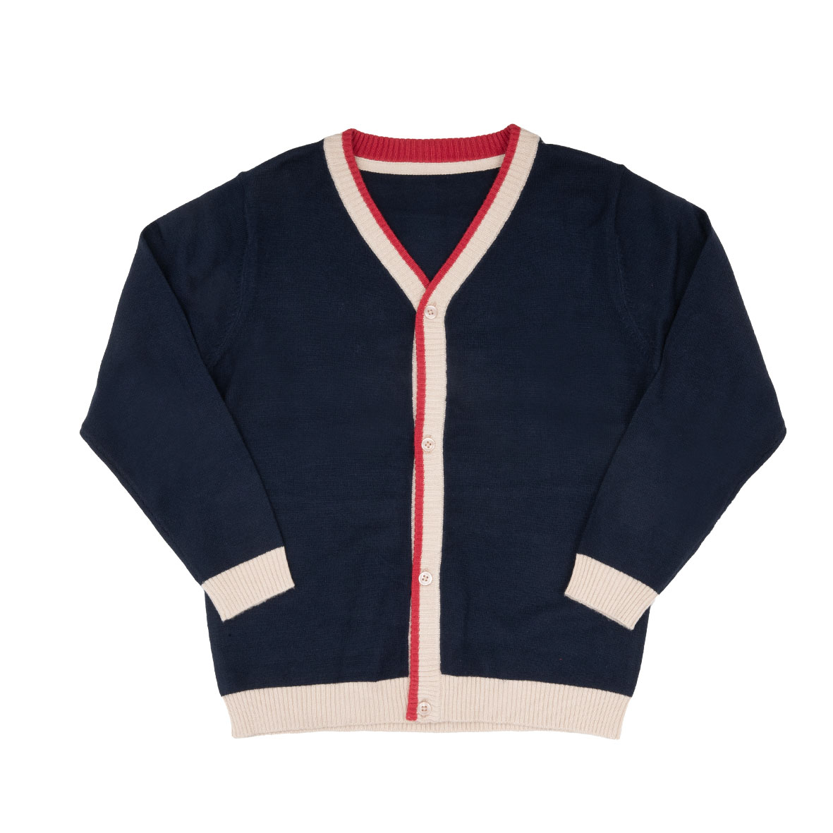 Cardigan tricot bimbo blue a bottoni - Mawi