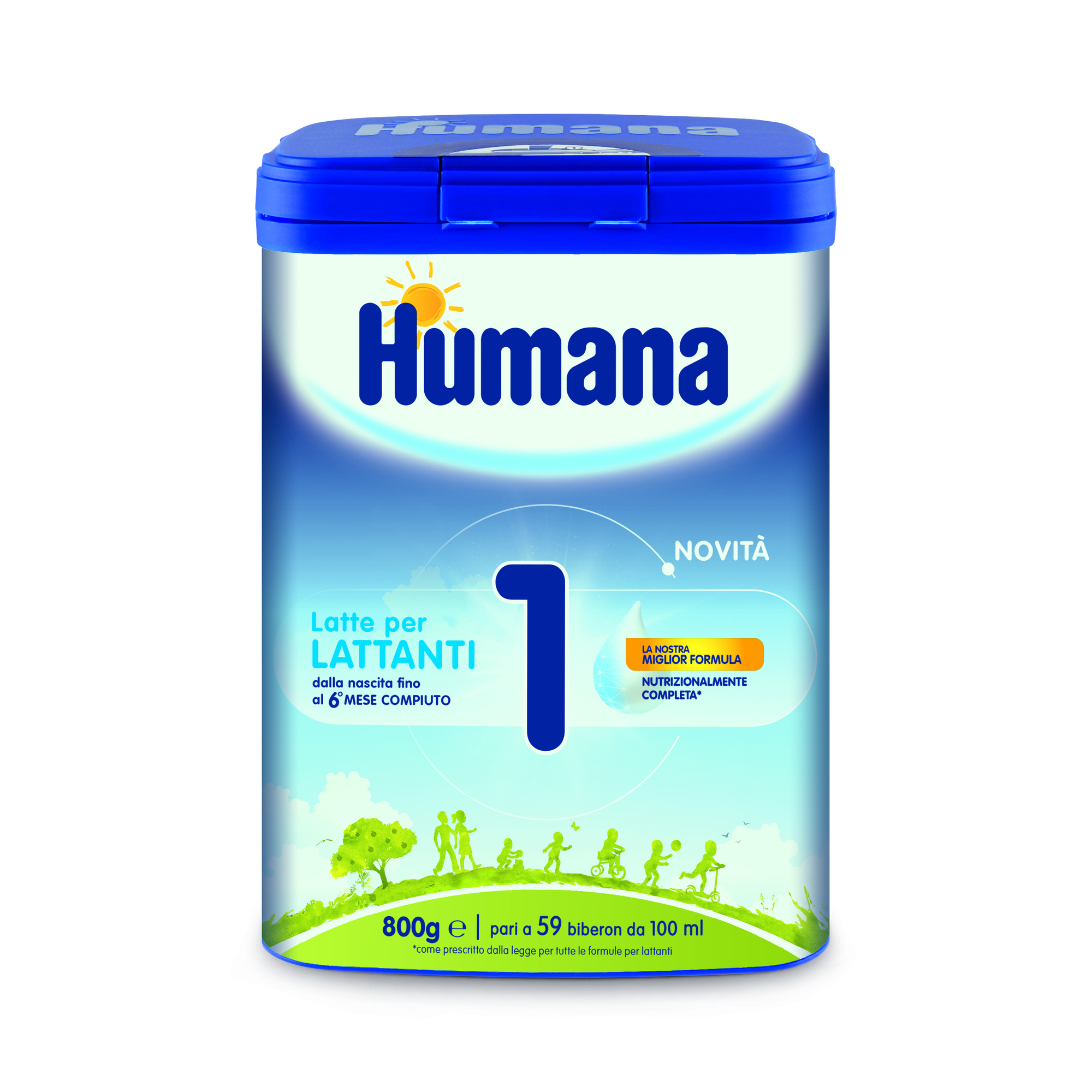 Latte humana 1 polvere 800g - humana - Humana