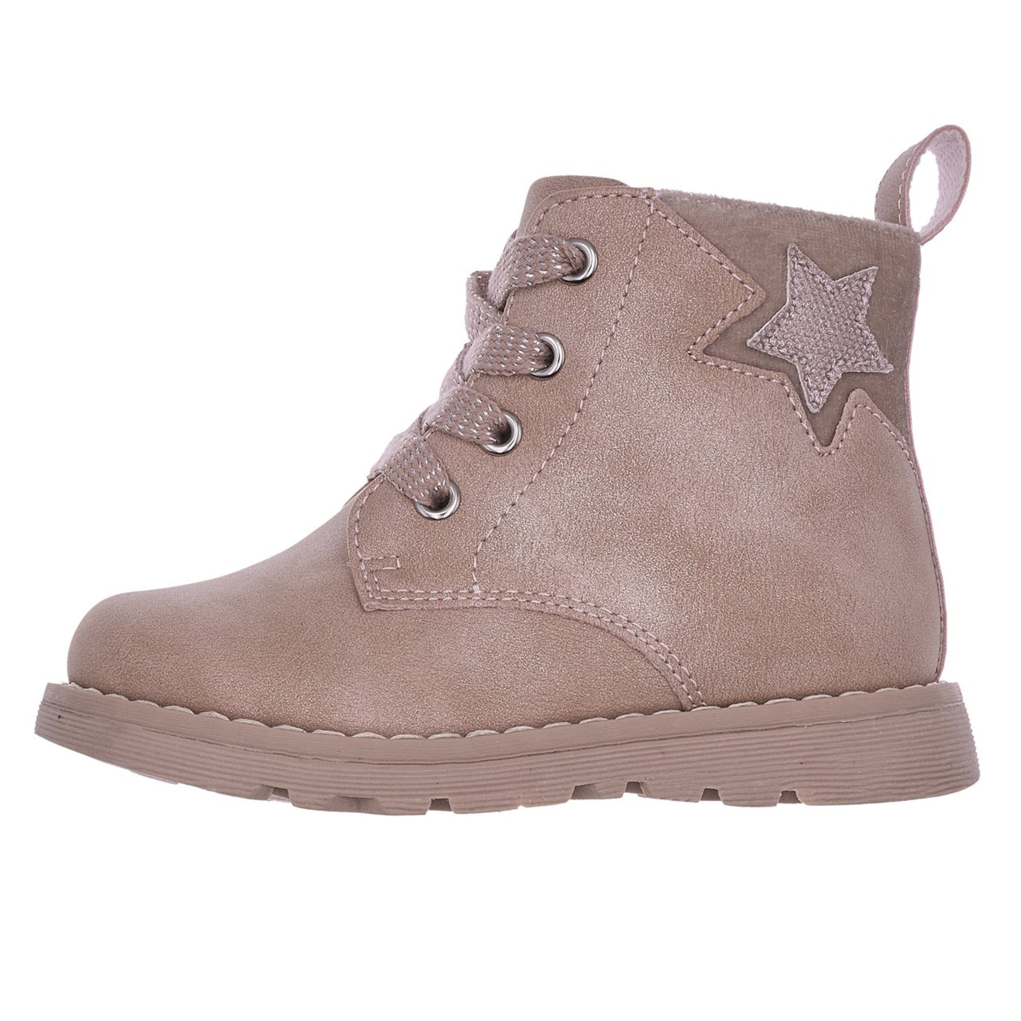 Polacchino flemma zip stringhate rosa con stella - chicco - Chicco