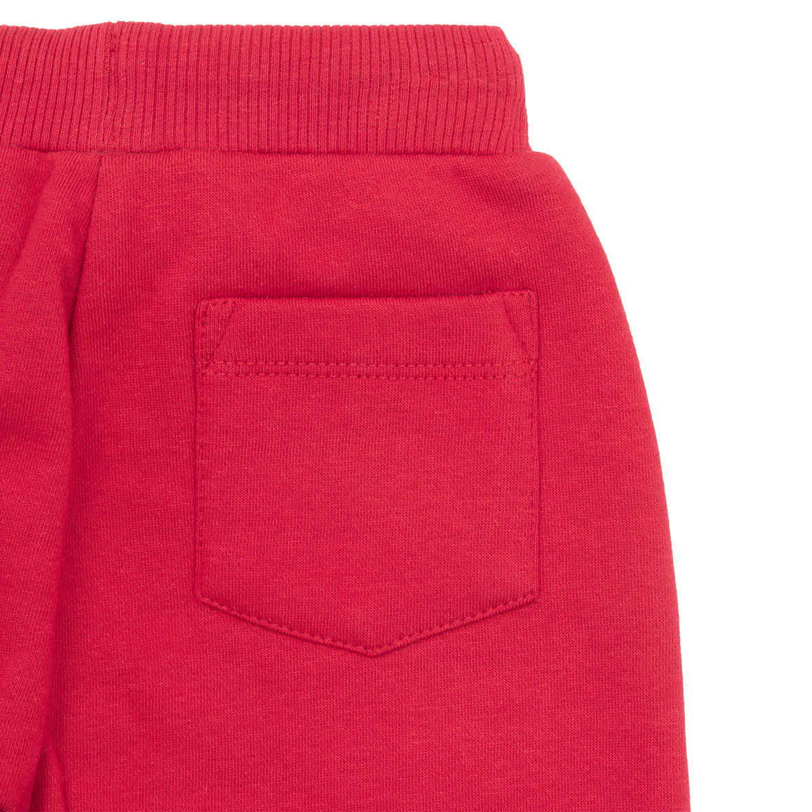 Pantalone felpato bimbo rosso "orsetto" - Mawi
