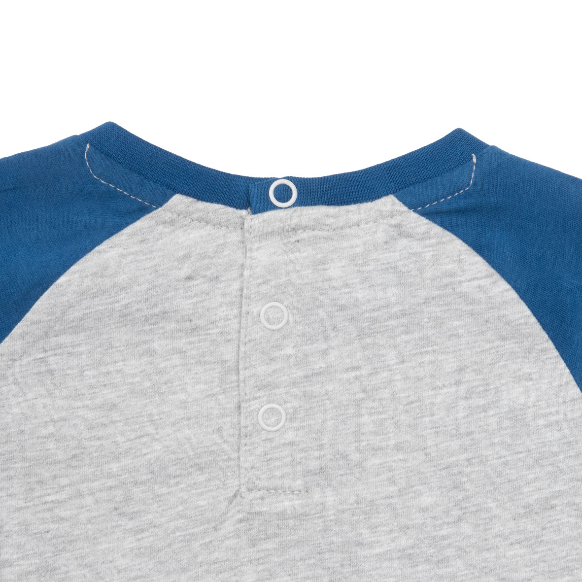 T-shirt jersey raglan bimbo bicolor stampata - Mawi