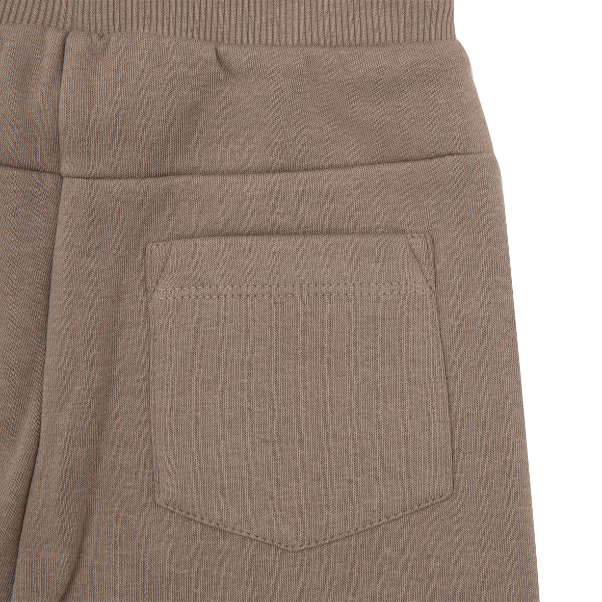 Pantalone felpato bimbo marrone tasconi - Mawi