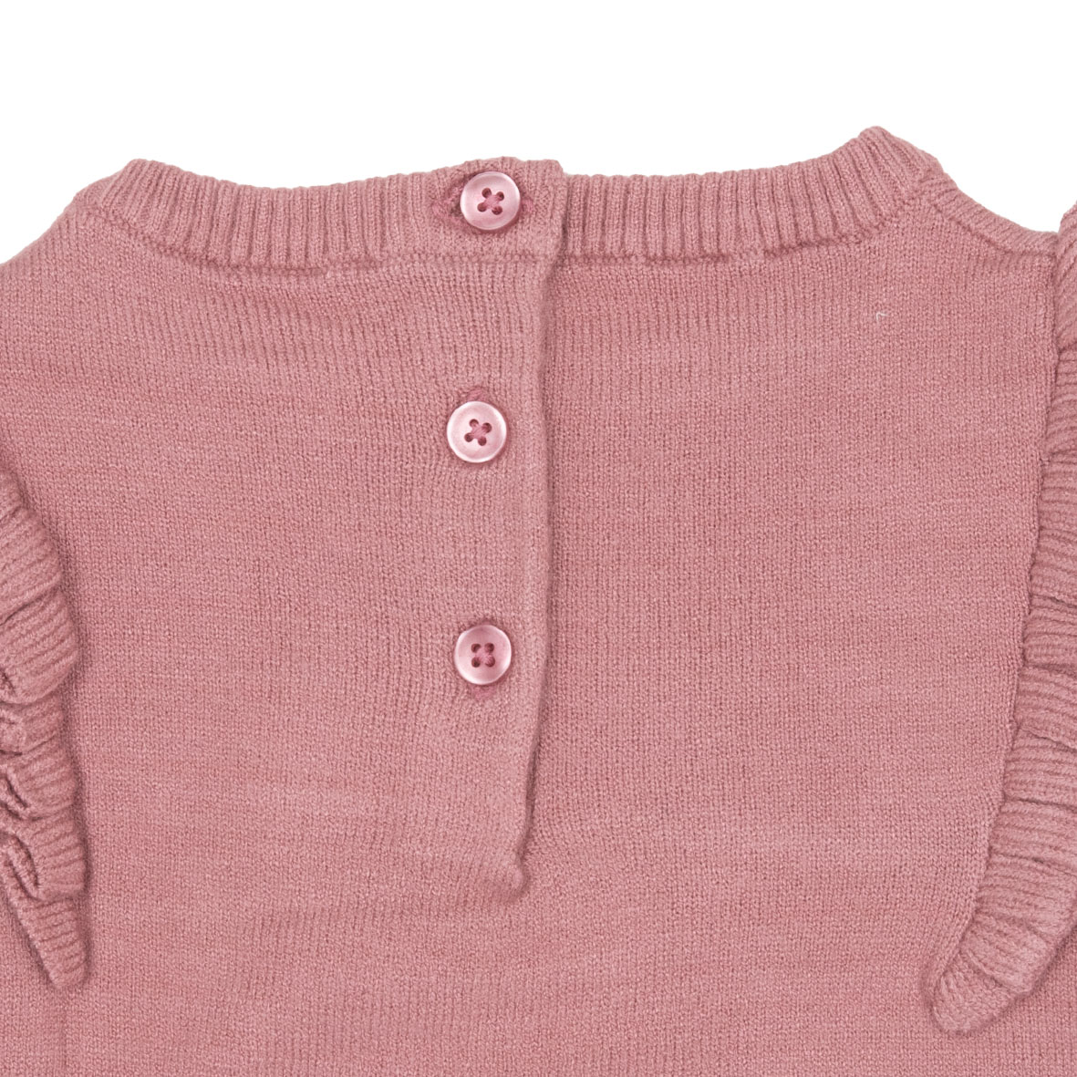 Vestito tricot bimba rosa antico - Mawi