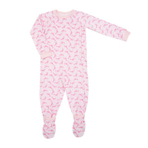 Pigiama ciniglia bimba rosa stampato - Mawi