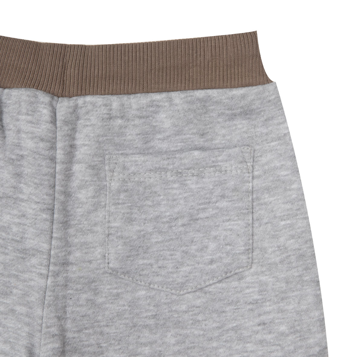 Pantalone felpato bimbo grigio stampa "animali" - Mawi