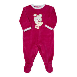 Tutina da bambina rossa "orsetti" - Mawi