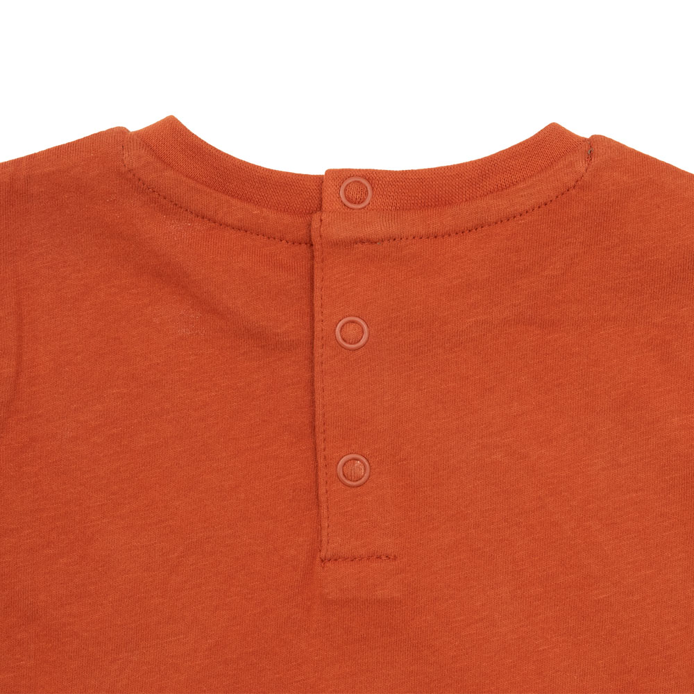 T-shirt manica lunga bimbo terra stampata - Mawi