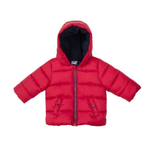 Piumino con cappuccio bimbo rosso - Mawi