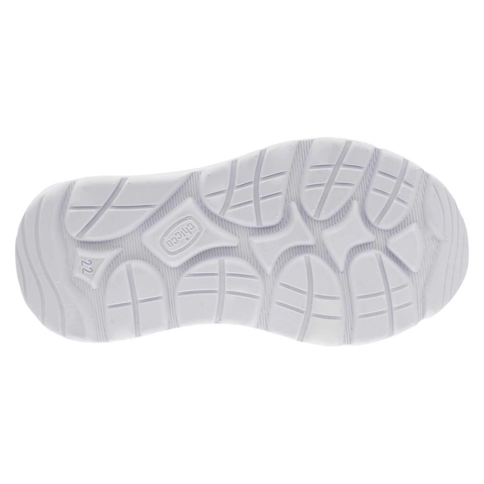 Sneaker fante blu con suola in eva con dettagli fluo dino - chicco - Chicco