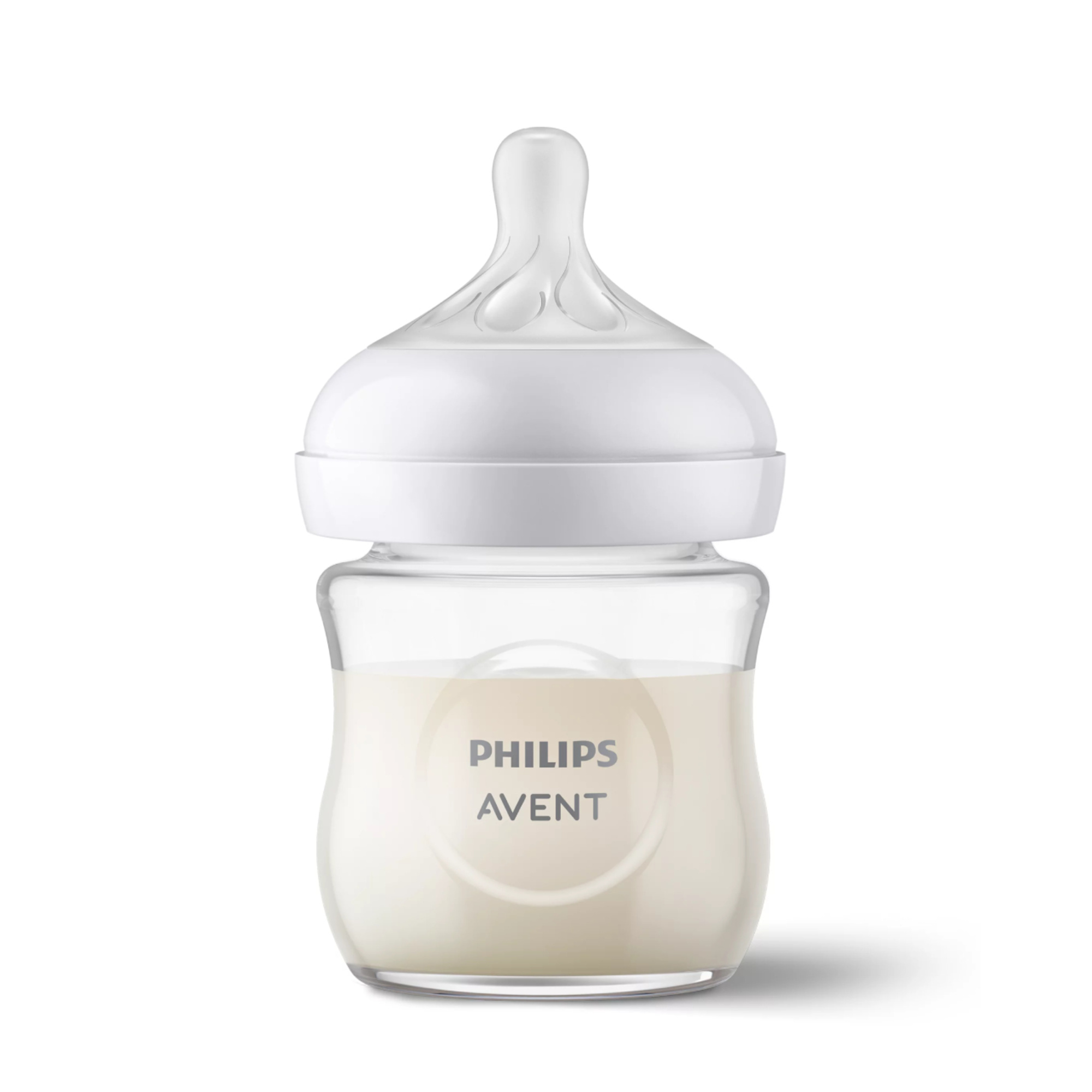 Biberon natural in vetro con tettarella a risposta naturale da 120ml 0m+ | senza bpa - philips avent - Avent