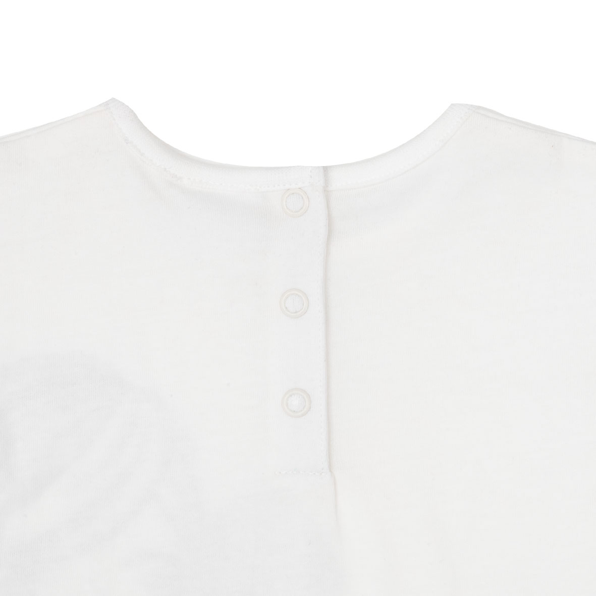 Casual t-shirt manica lunga bimba bianca stampata - Mawi