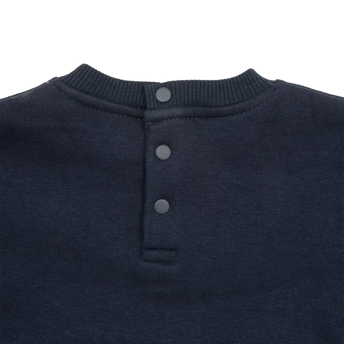 Maglia felpato bimbo blue scuro stampata - Mawi