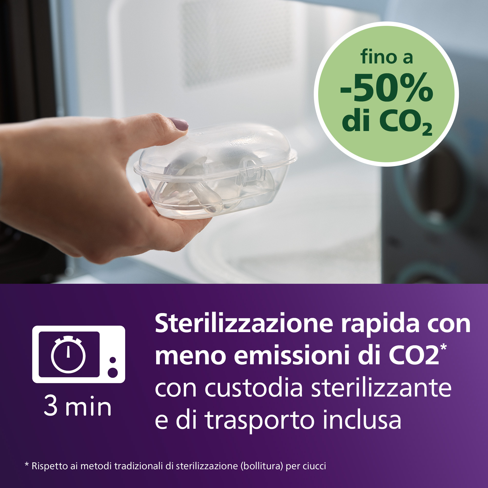 Succhietti ultra start 0-2m night pastello verde e blu smile e sleep, a base vegetale - set da 2 ciucci - philips avent - Avent