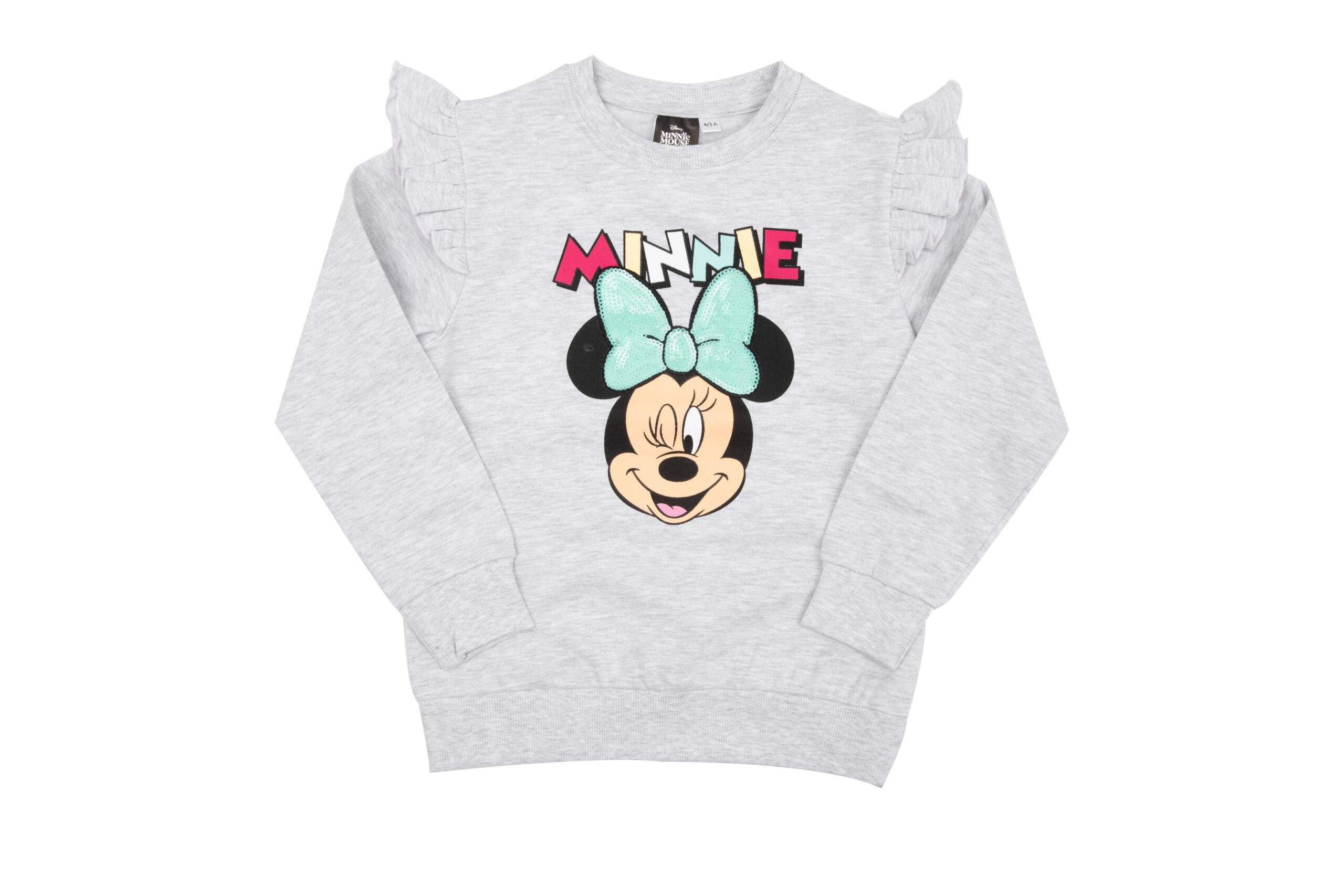Maglia felpata bimba grigia "minnie" - Disney