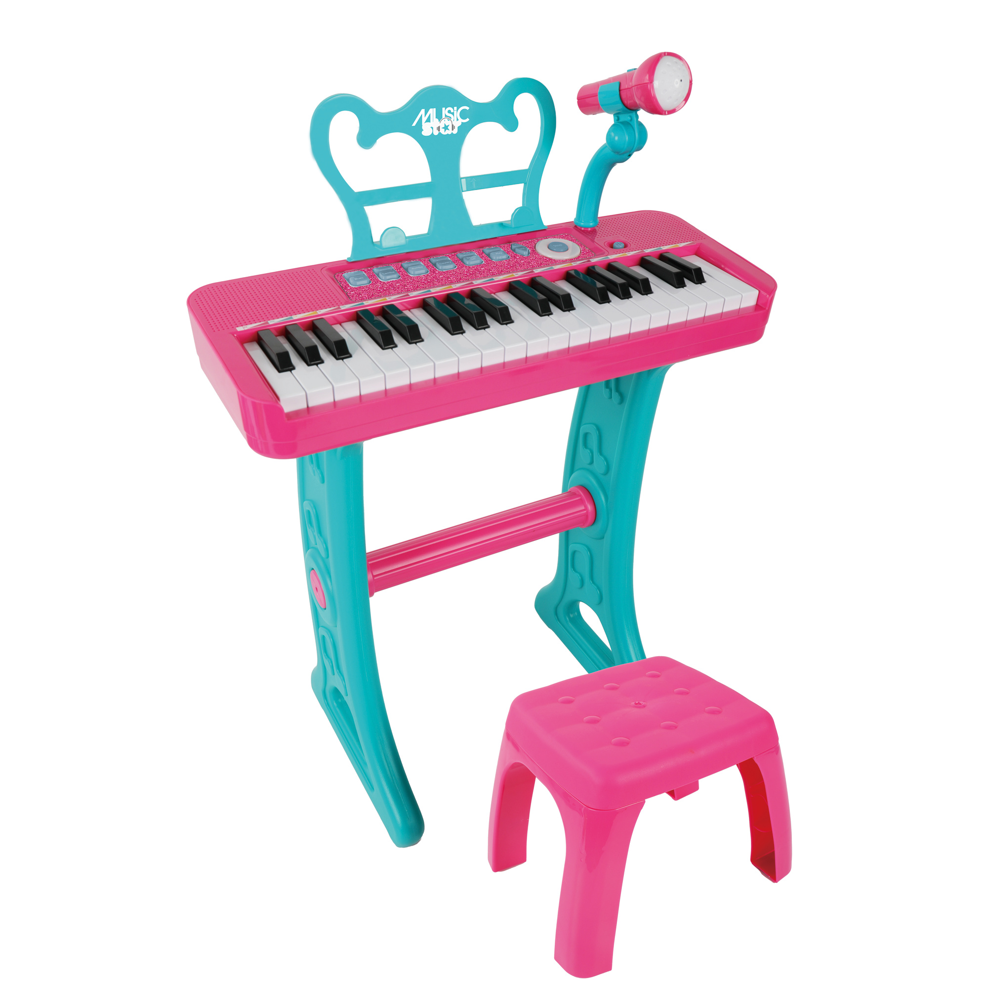 Tastiera 37 tasti con sgabello e microfono - Superstar